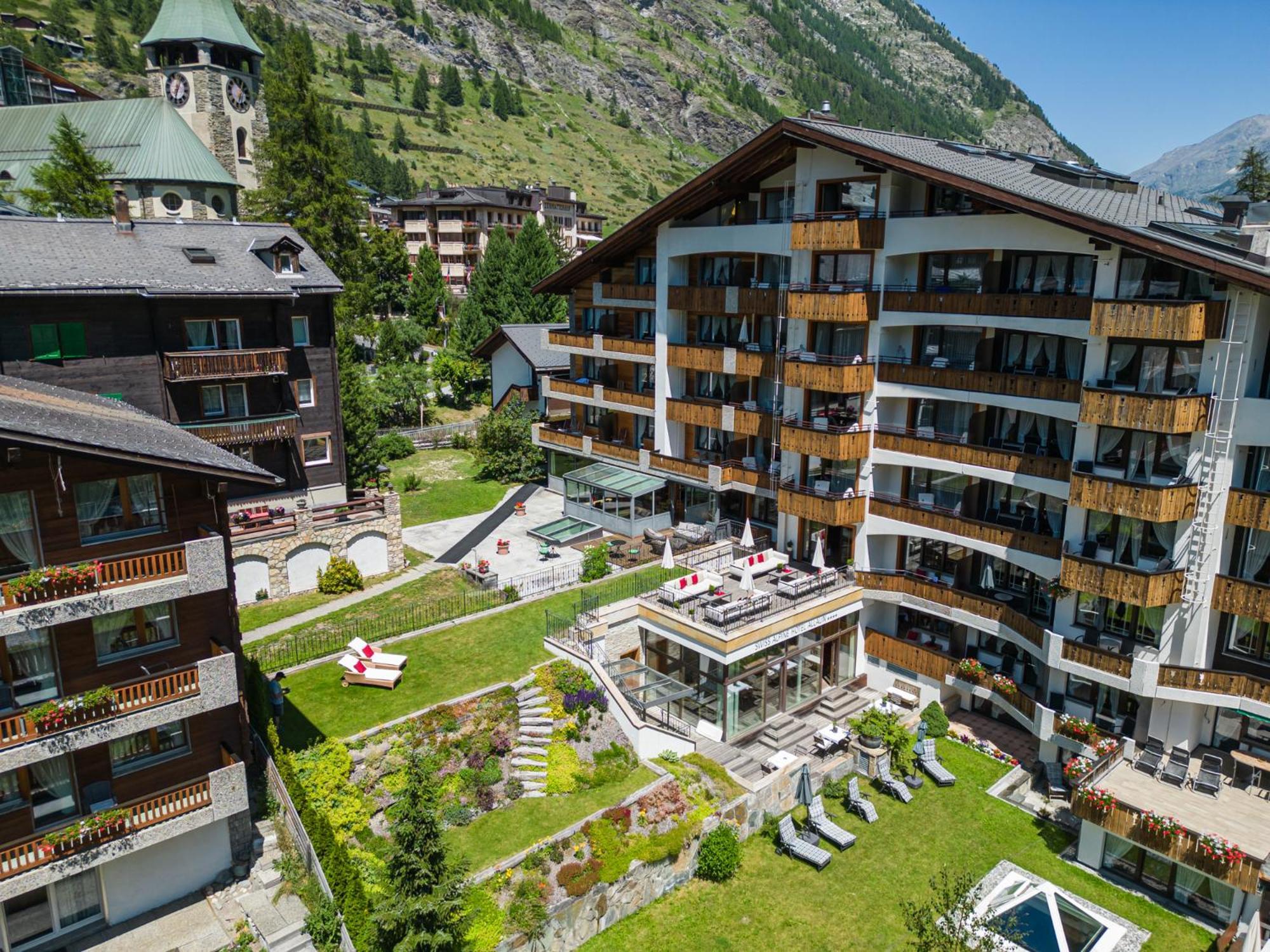 Swiss Alpine Hotel Allalin Zermatt Dış mekan fotoğraf